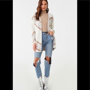 Fuzzy cardigan